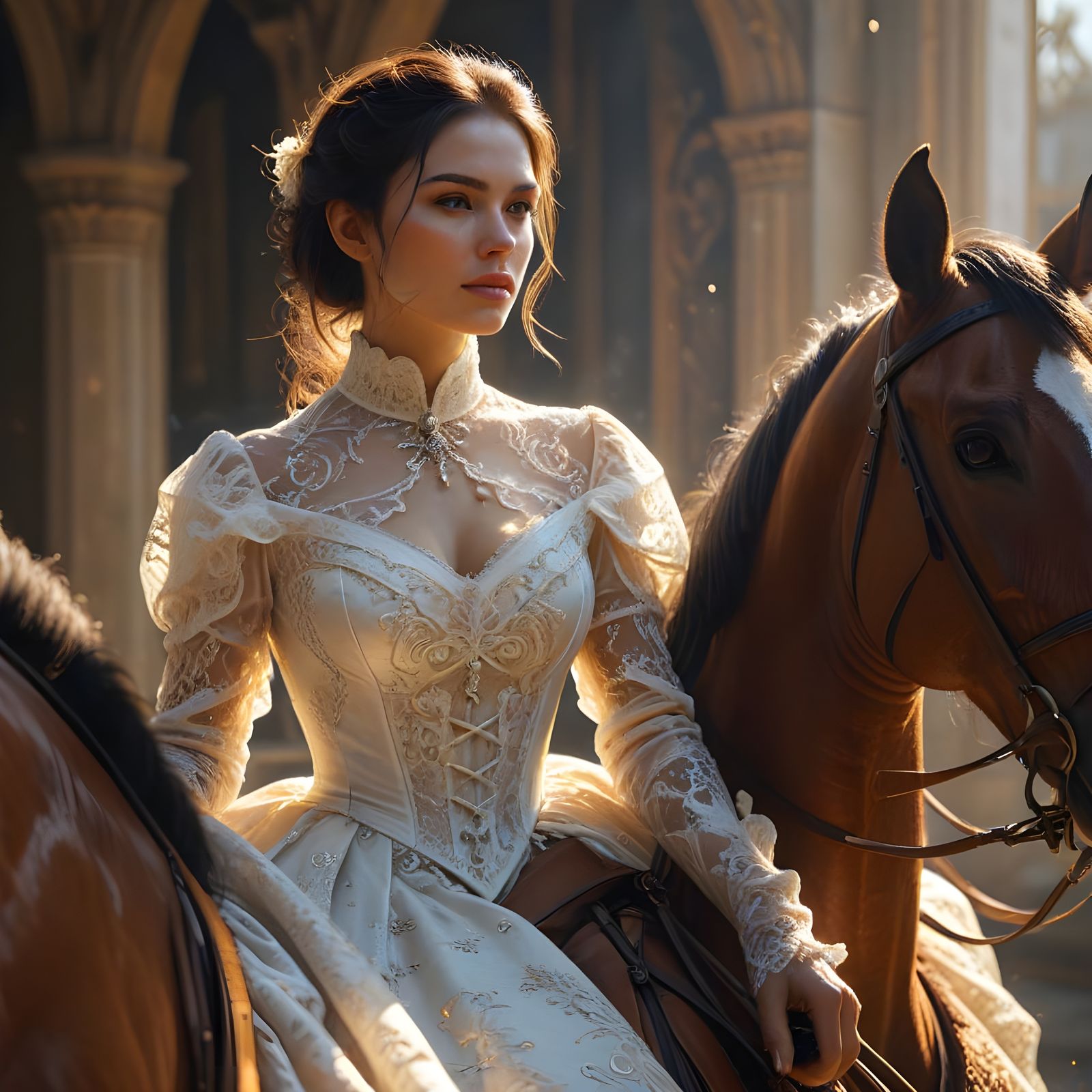 Late for her wedding