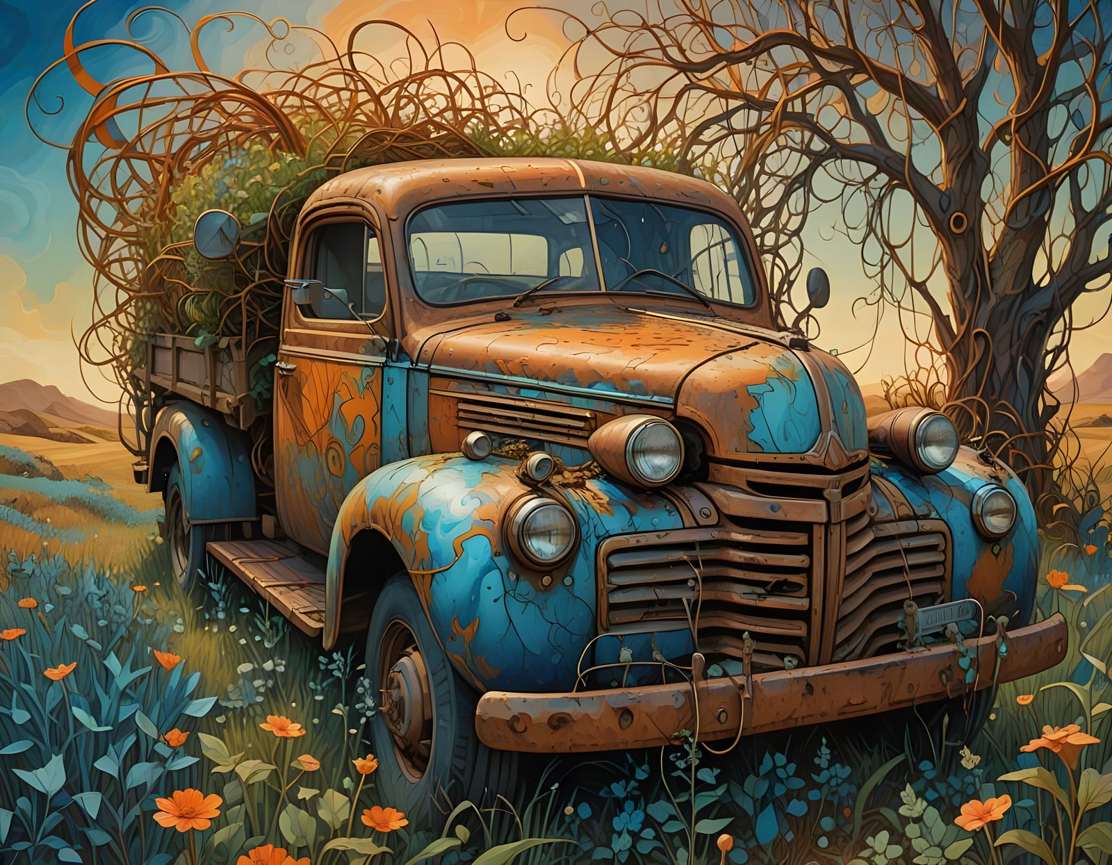 Rust and Decay in a Forgotten Landscape