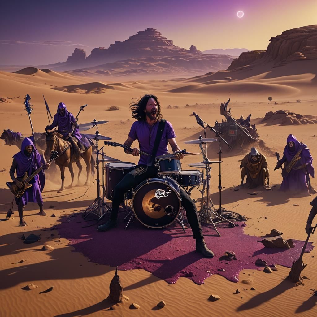 Foo Fighters Gig with Devil in Sahara, Dark Fantasy