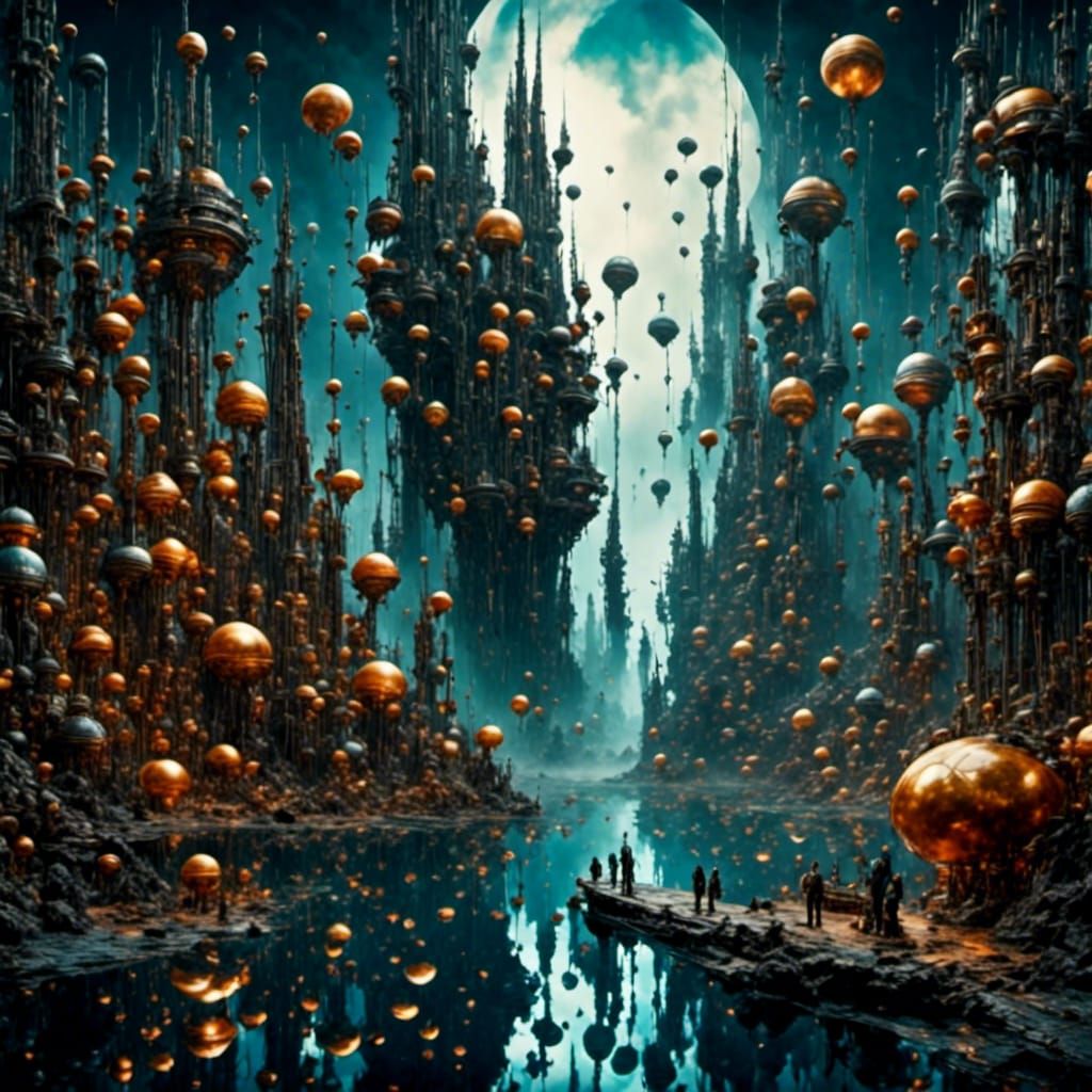 paisaje de ciencia ficcion