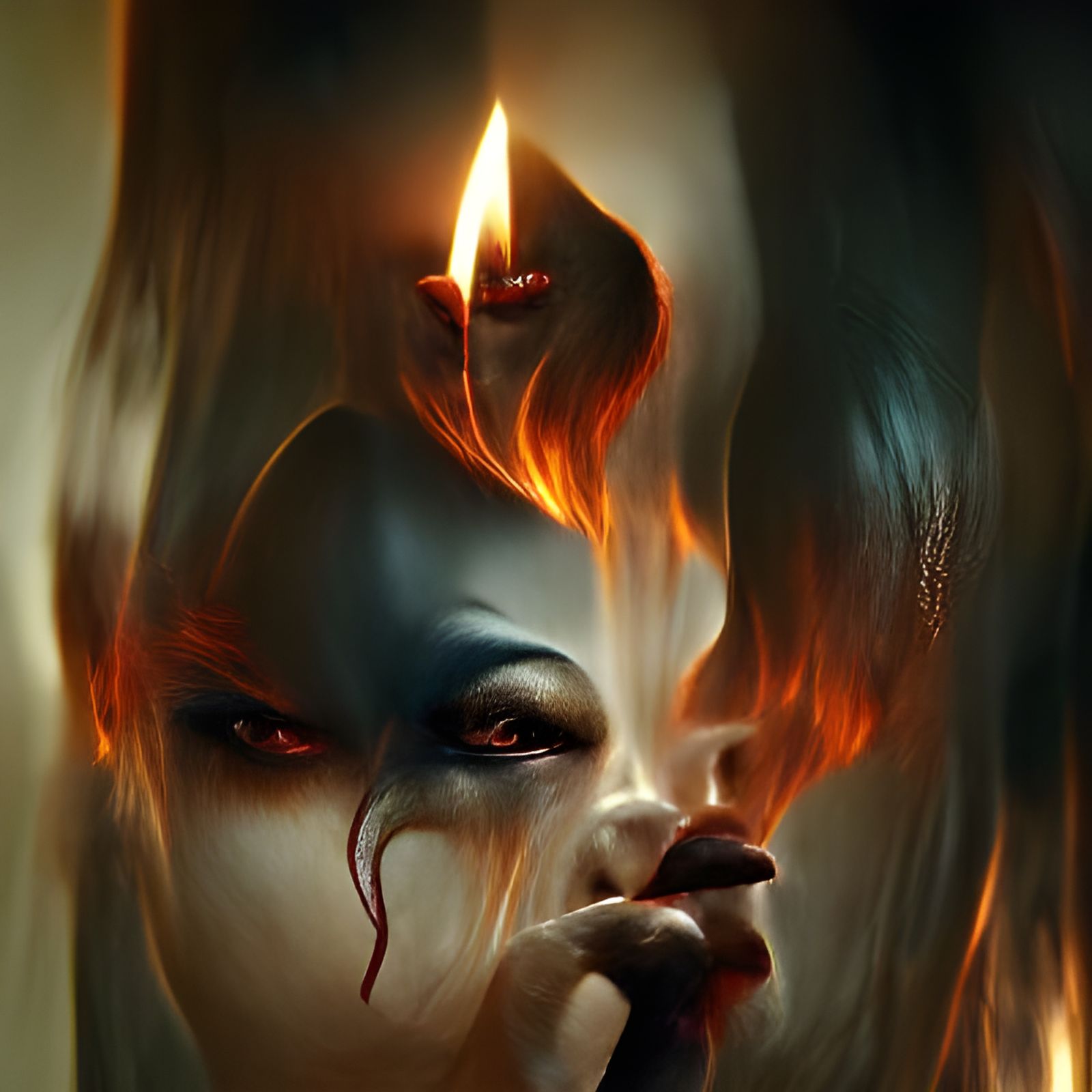 Fiery Soul: A Sinister Portrait