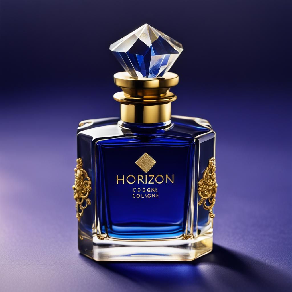 Cologne Vial on Victorian Desk in Abstract Art