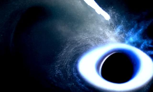 Dramatic Black Hole Digital Art