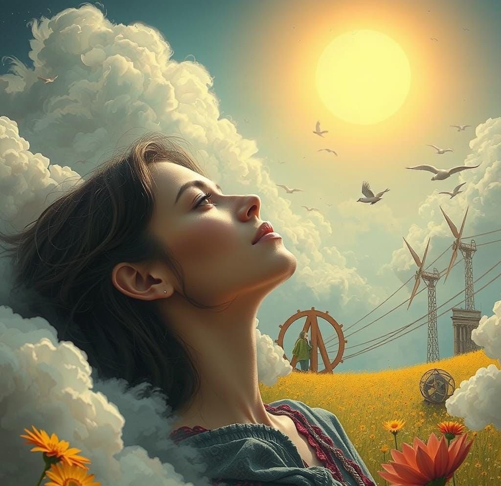 Surreal Sunrise Melts Away a Crazy World