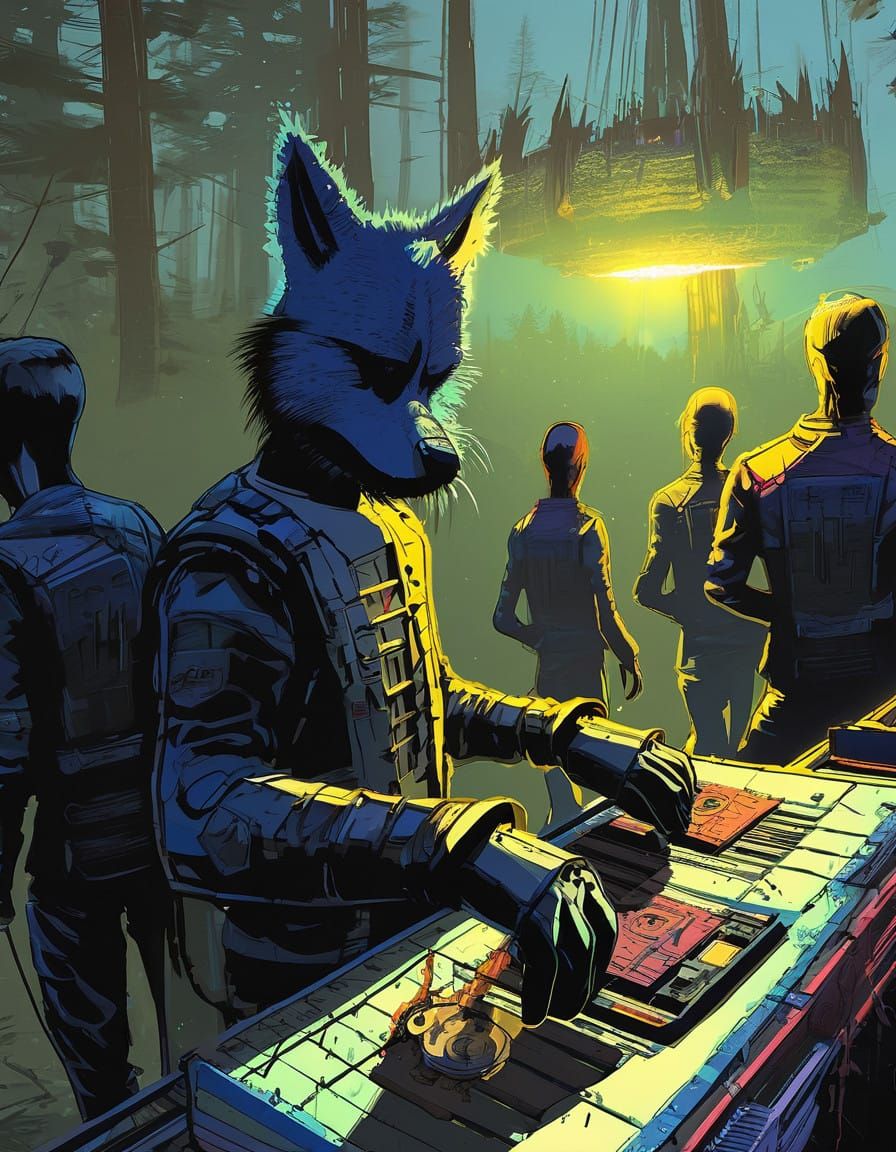 Dreamy Mystical Forest Scene in Unreal Engine 5 Style