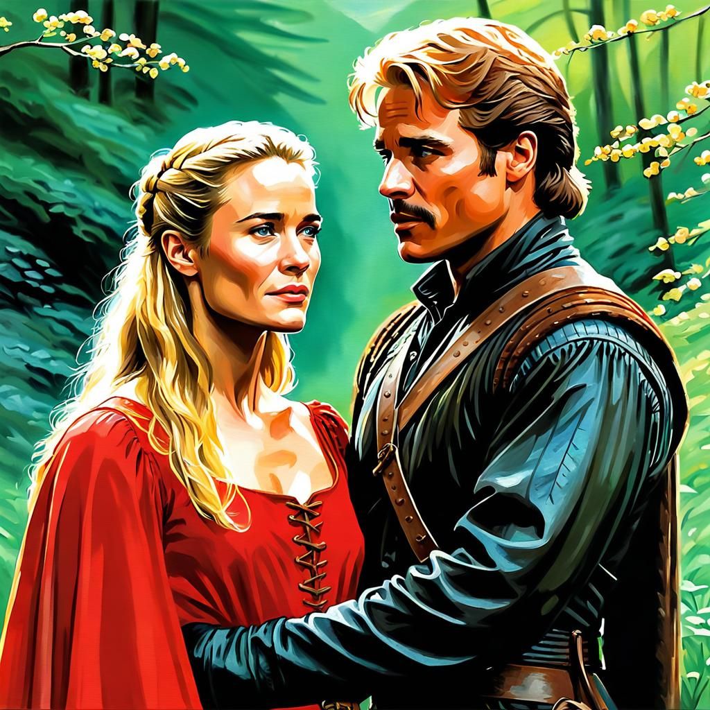 Buttercup and Westley