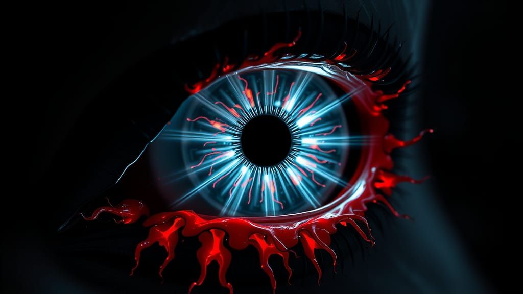 Cybernetic Eye in Space: Dark Sci-Fi Horror