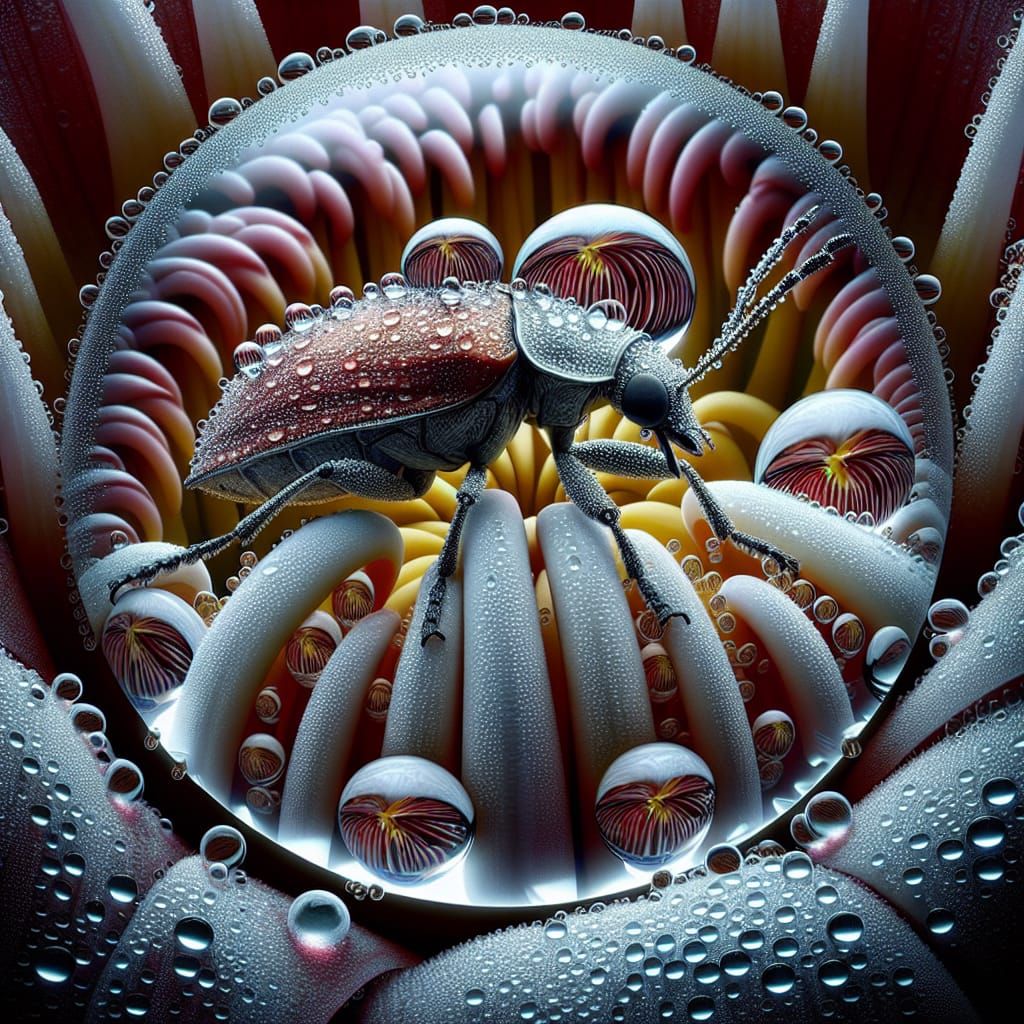 Inside a Lily