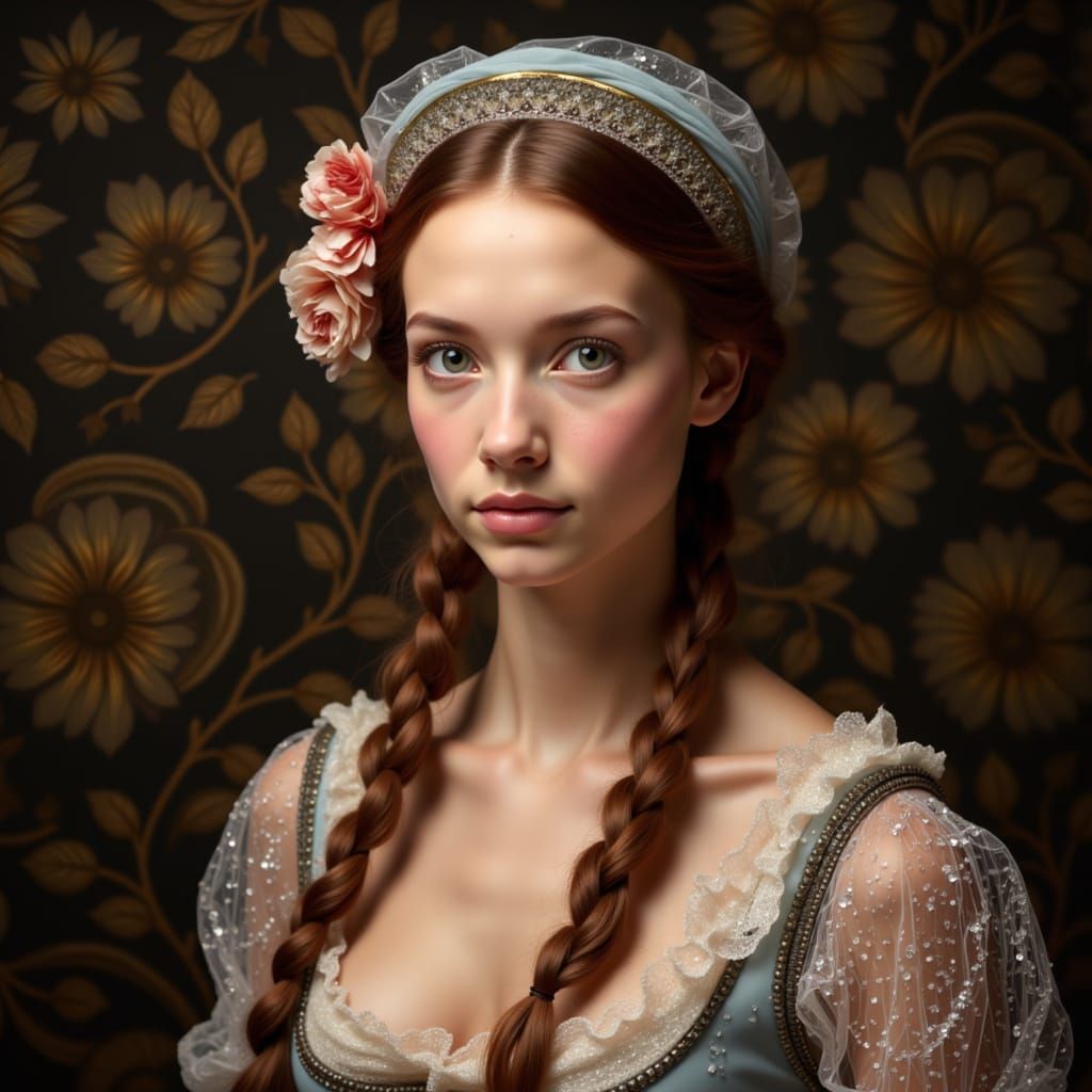 Young Tsarina Evdokiya Visits German Quarter in 1689