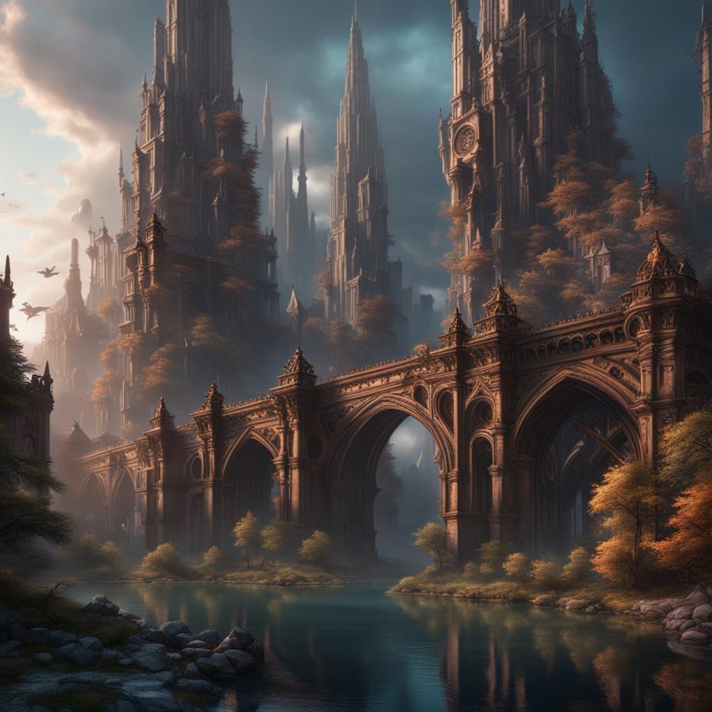 Detailed Matte Painting of 911 in Deep Color