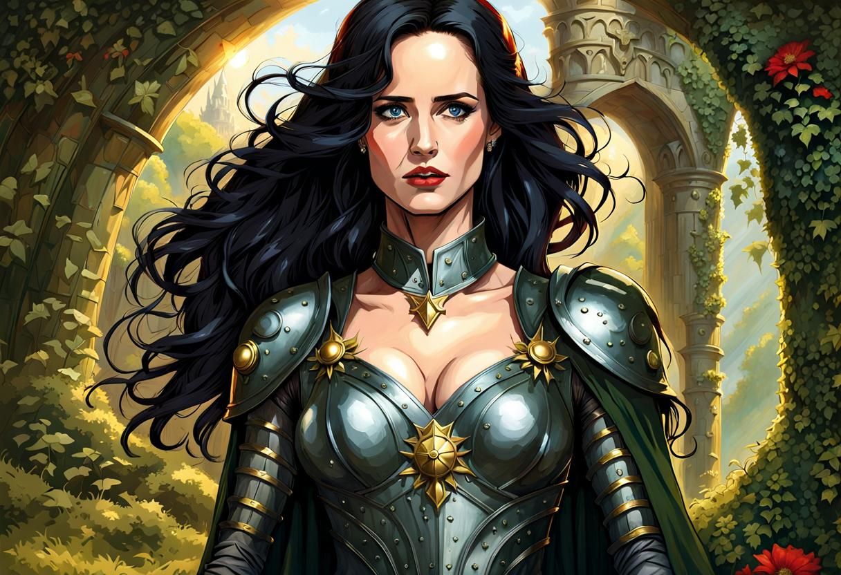 Eva Green, warrior princess