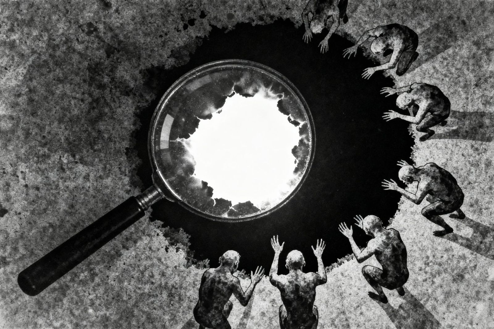 Feeble Creatures Begging at Darkness Edge