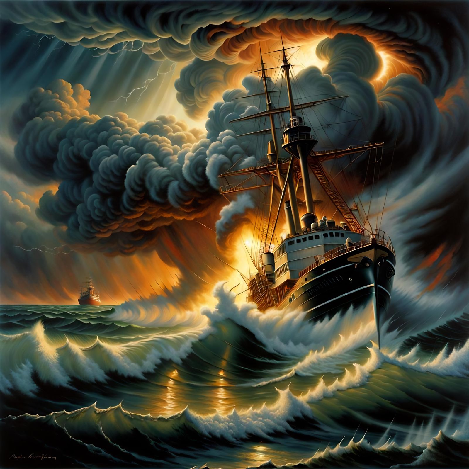 Epic Tornado Rises from the Sea