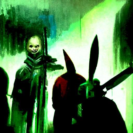 Sinister Teletubbies Brandish Weapons: A Dark Fantasy