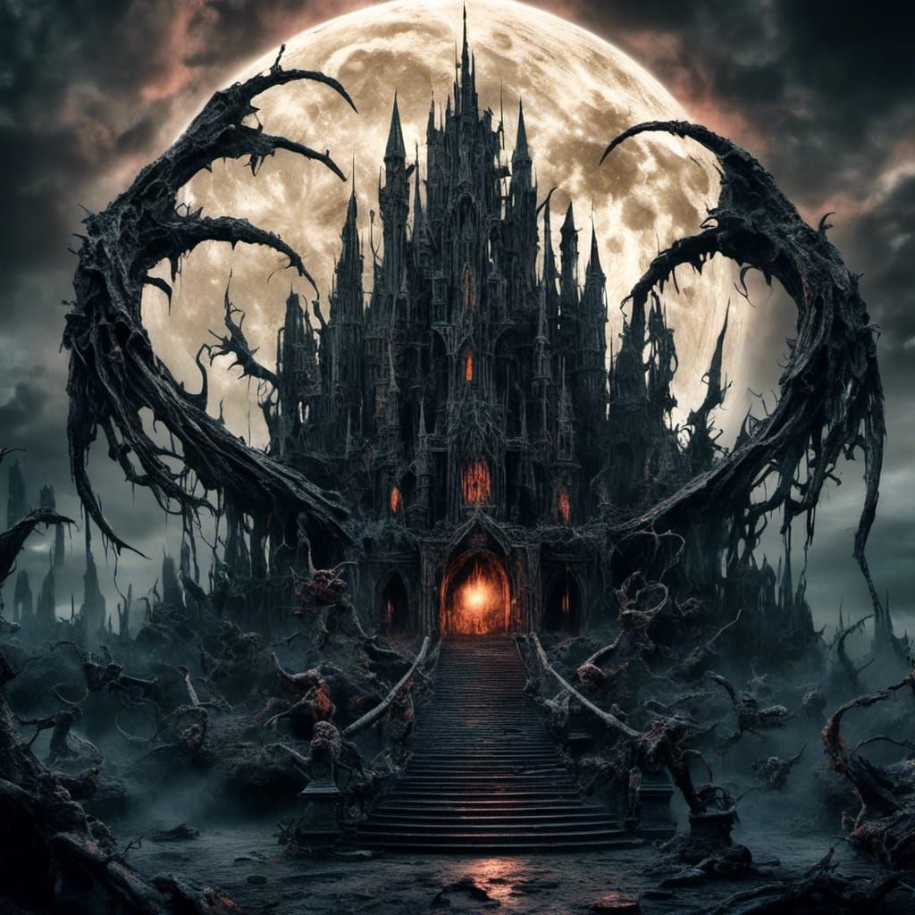 Classic Rock Band Logo in Digital Matte Painting