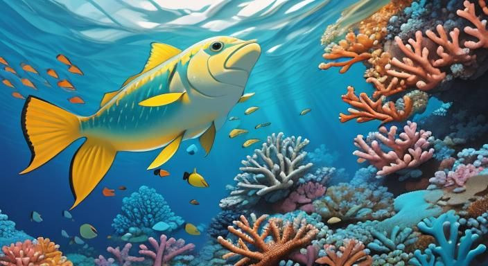 Diver's Paradise: Coral Reefs in Tropical Waters