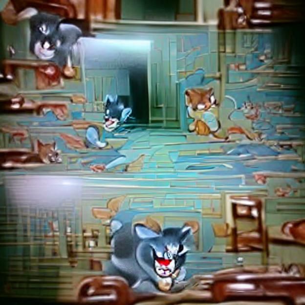 Tom and Jerry Recreate The Shining Film