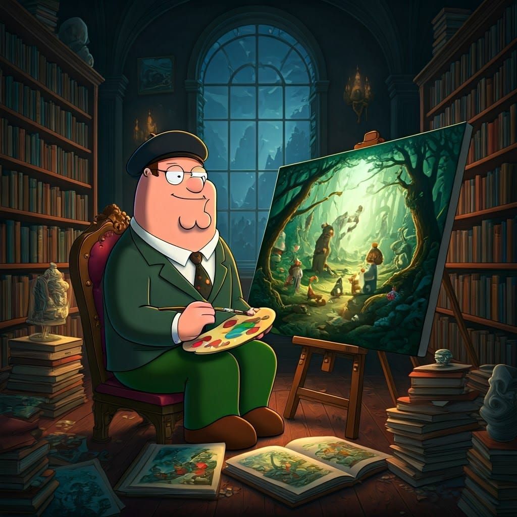 Peter Griffin, Book Illustrator, Fantasy Concept Art