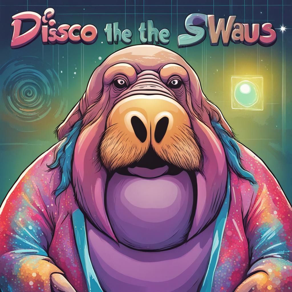 Disco Walrus Ready to Boogie