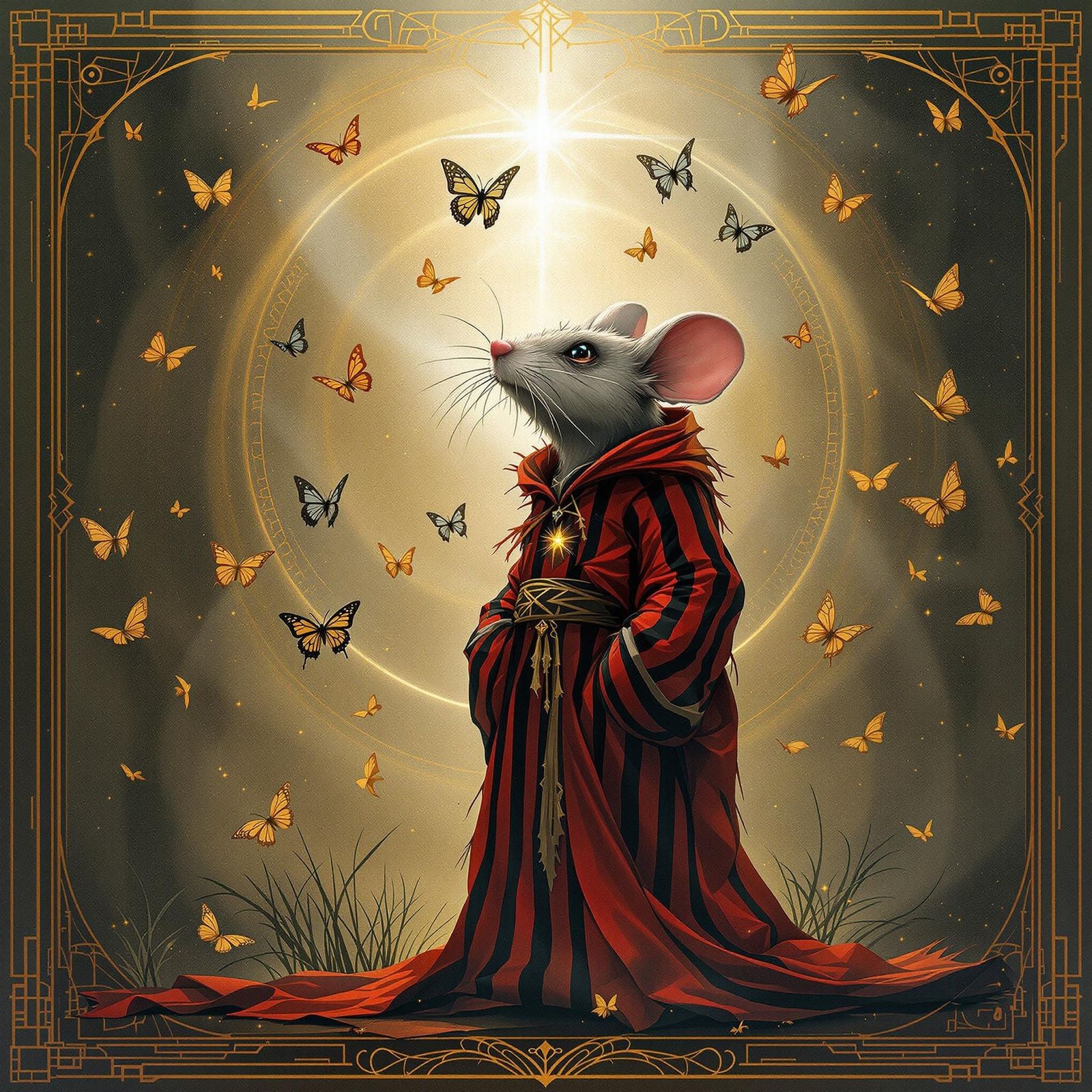 Murinax with Butterflies