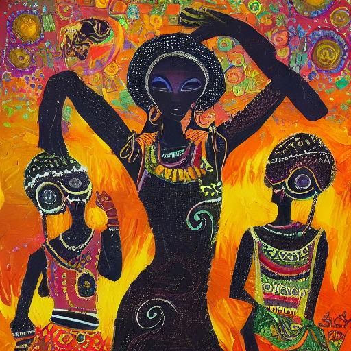 Melanin Fantasy Digital Portrait