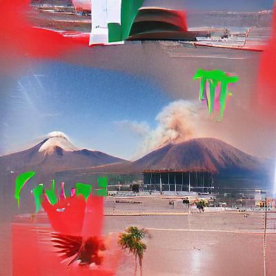 Vibrant Street Scene in Sunny Mexico