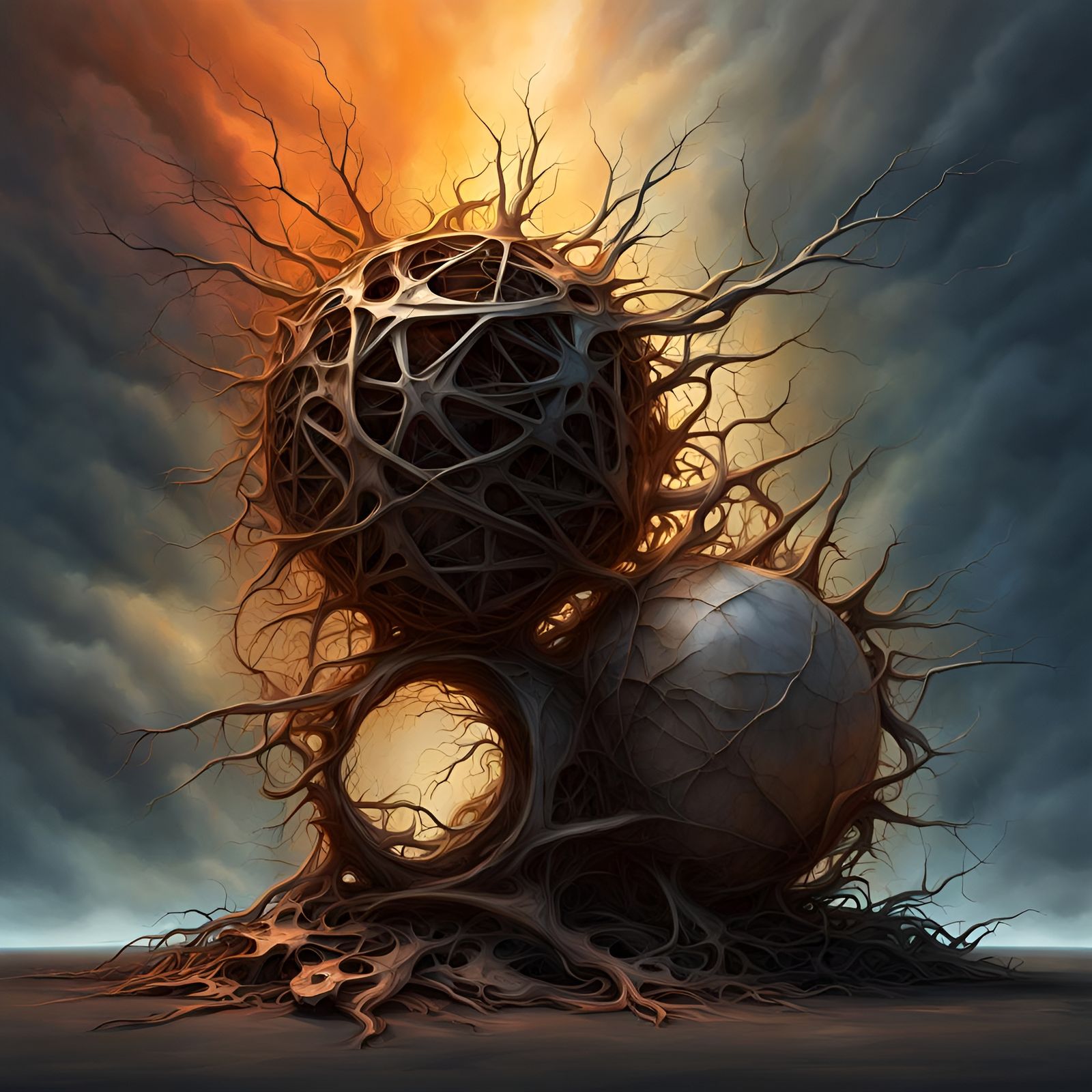 Energy and Life Versus Entropy: Abstract Digital Art