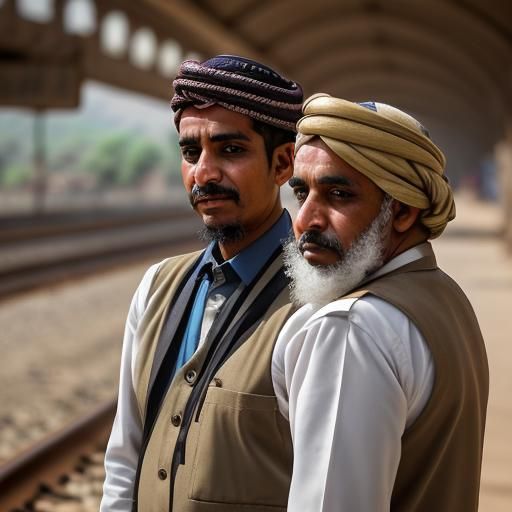 Yemen Railway Staff Captured with Natural Lighting