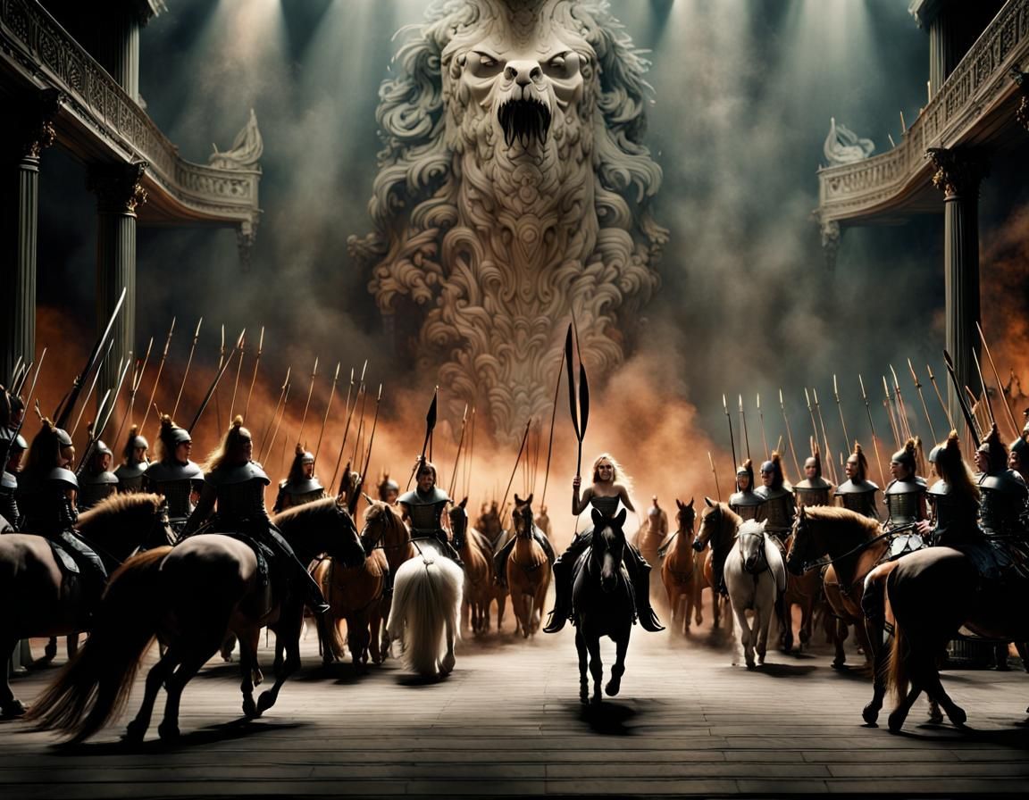 Valkyrie Brünnhilde in Wagner's opera Die Walküre