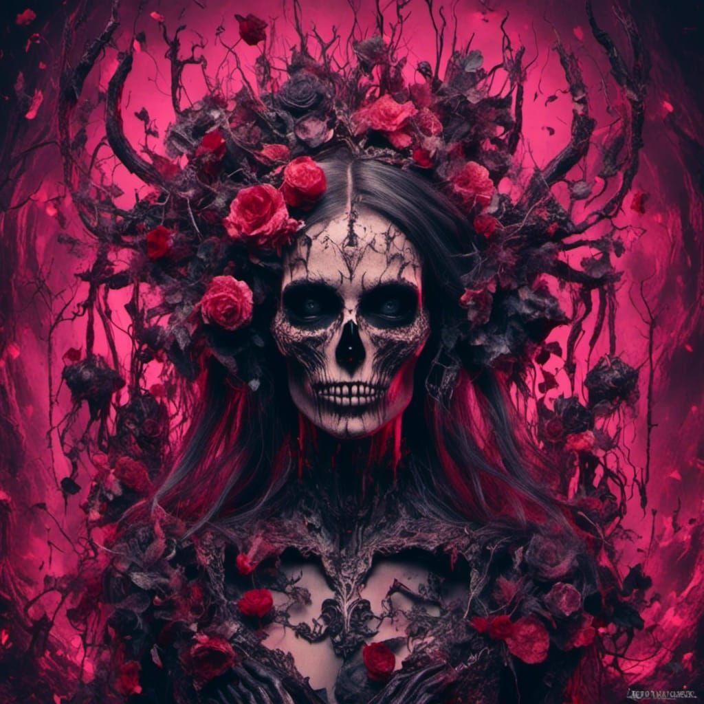 Death and flowers