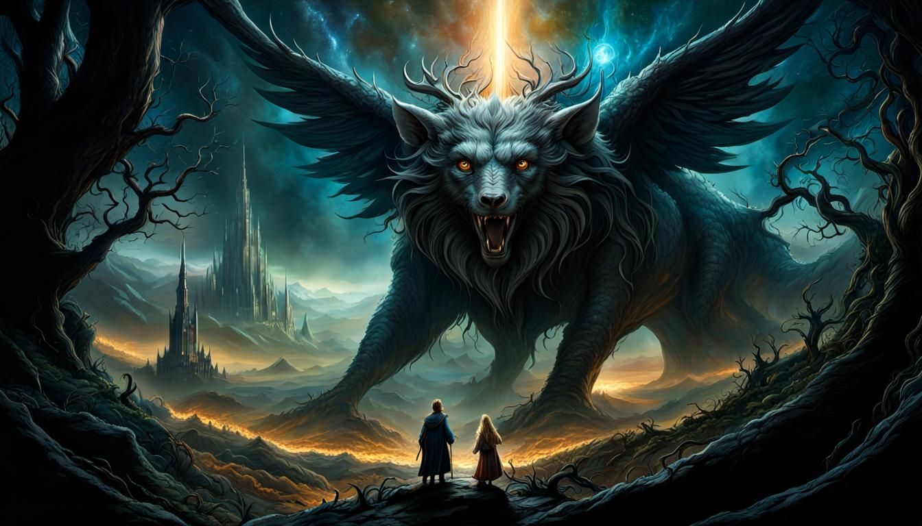 Ominous Ghostly Entity in Detailed Digital Painting