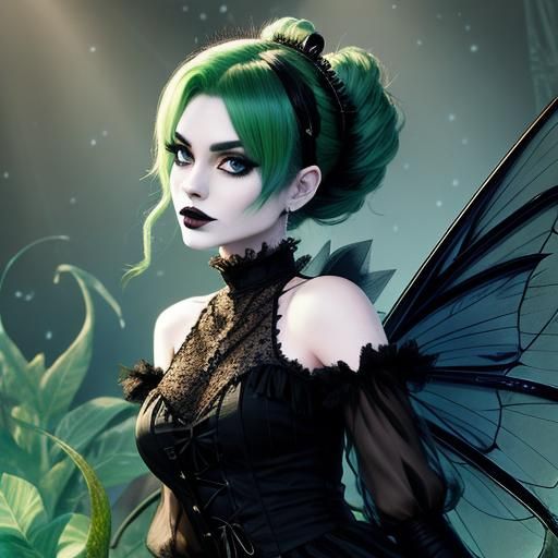 Goth Girl as Tinkerbell: A Dark Fairy Tale