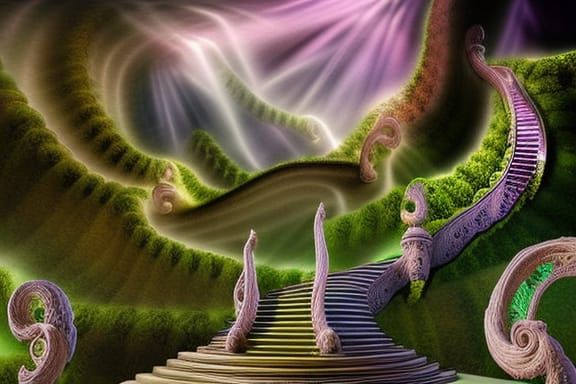 Stairs of Life: Journey to Heaven in 3D