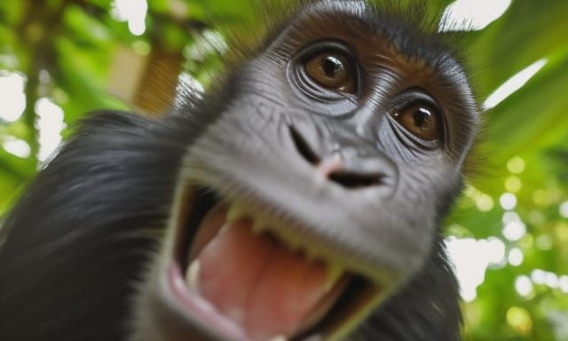 Monkey Selfie Generated by AI