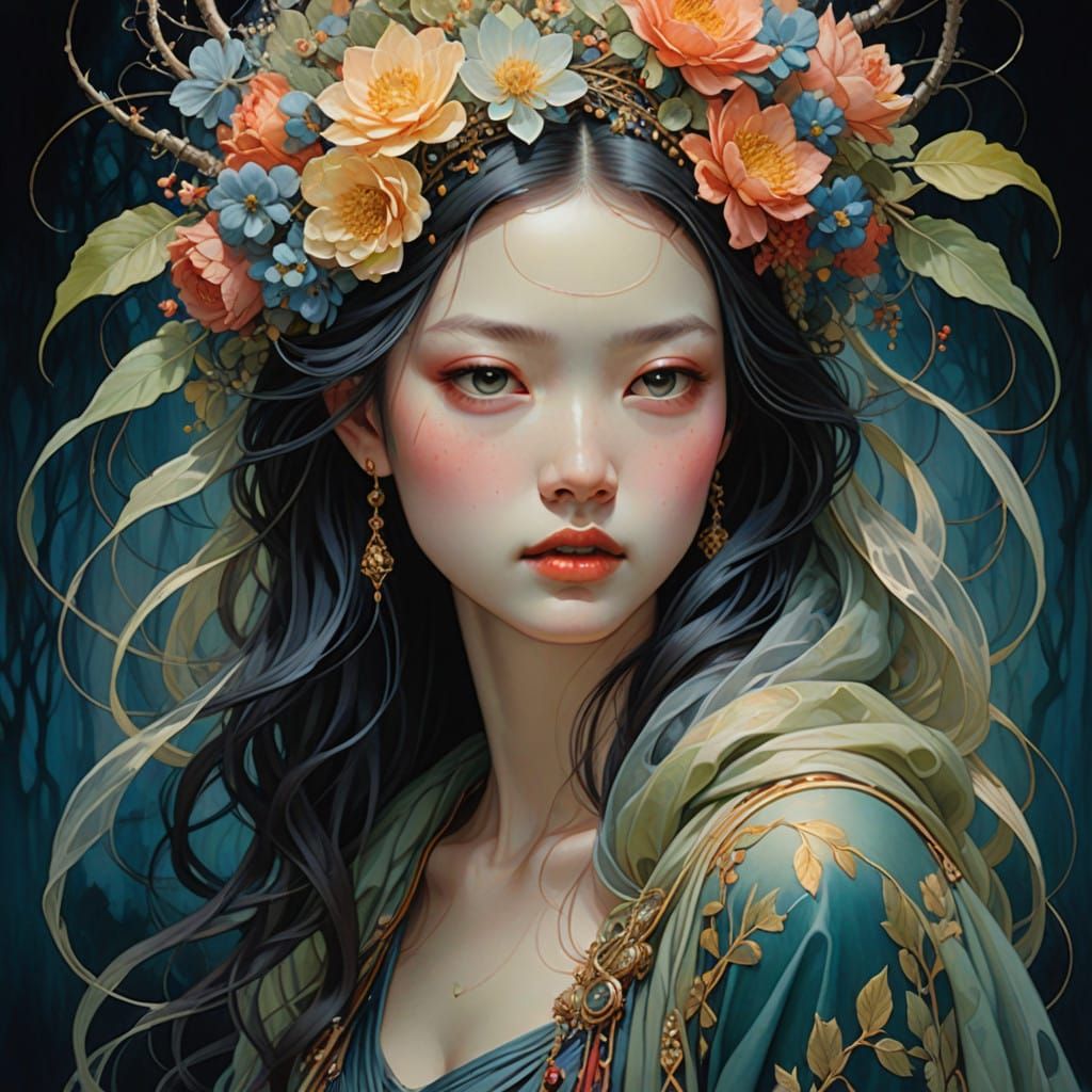 Ethereal Veil Blends Earthy Tones with Celestial Hues