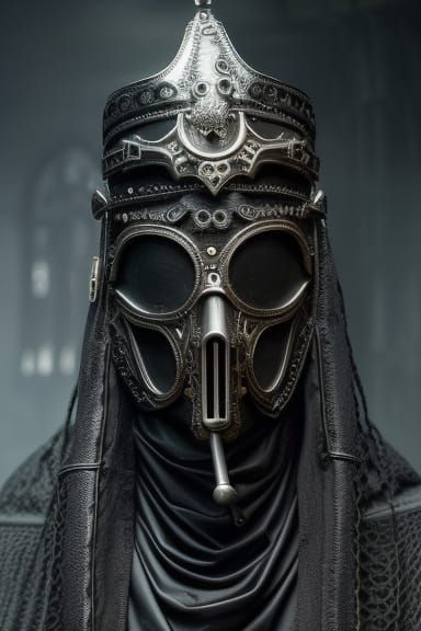 Dark Academia Plague Doctor Concept Art