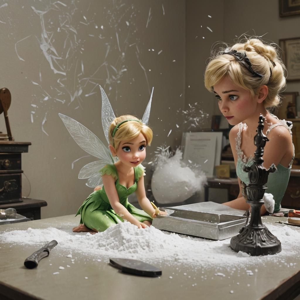 Tinkerbell and the Mirror's Reflection