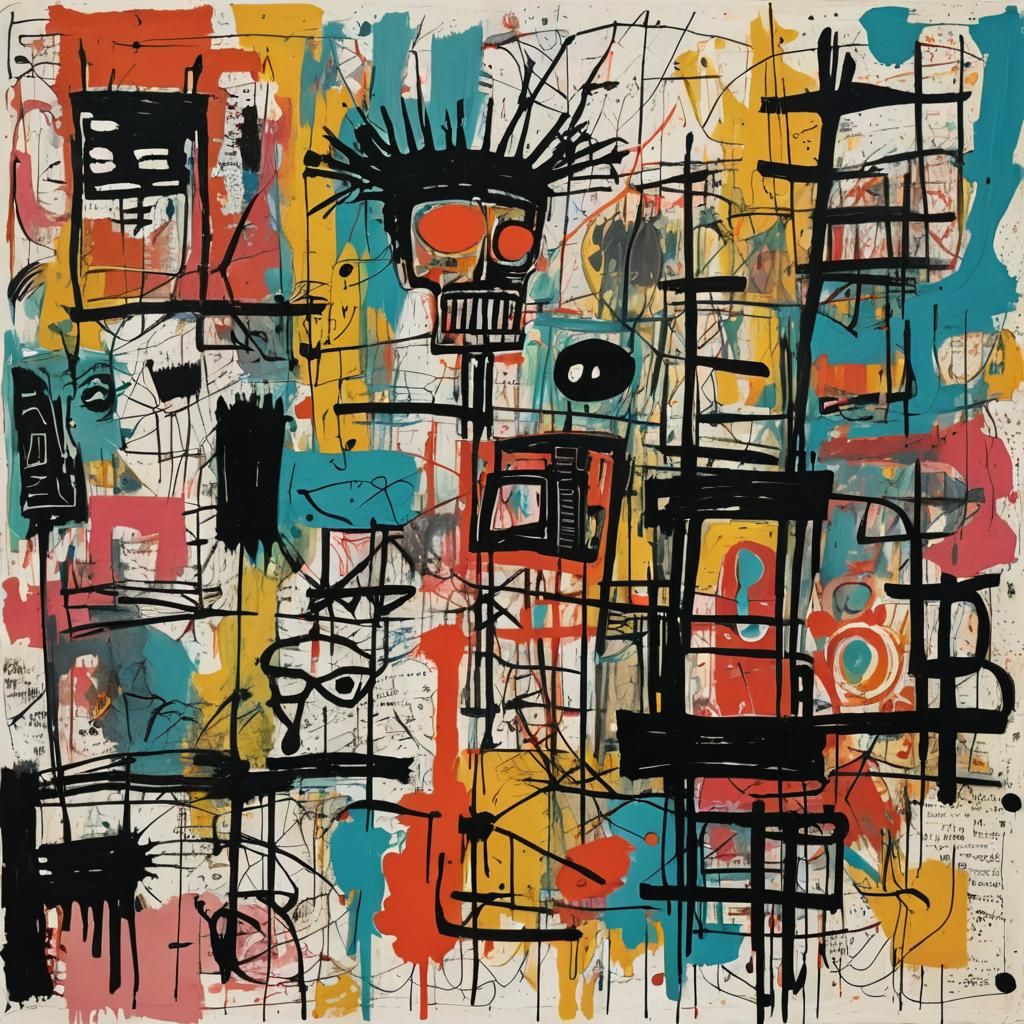 Secrets by Jean-Michel Basquiat
