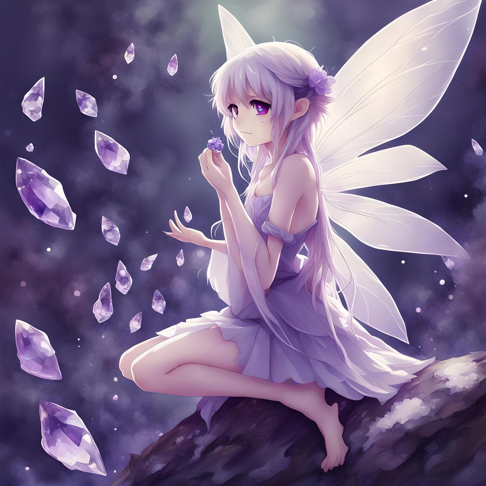Amethyst fairy