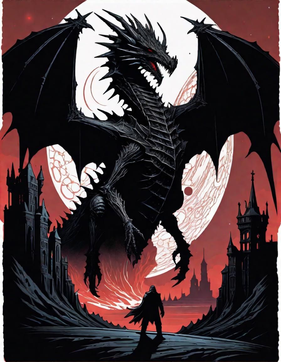 Gothic Spacecore Alduin Artwork