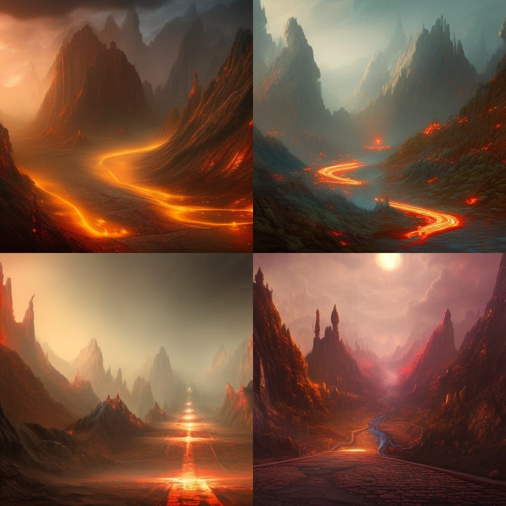 Road to Hell: Fantastical Matte Painting