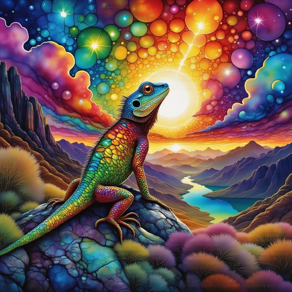 Luminous Silver Photograph of a Glass