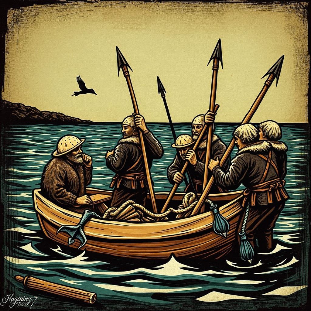 Abstract Harpoons: A Whimsical AI Interpretation