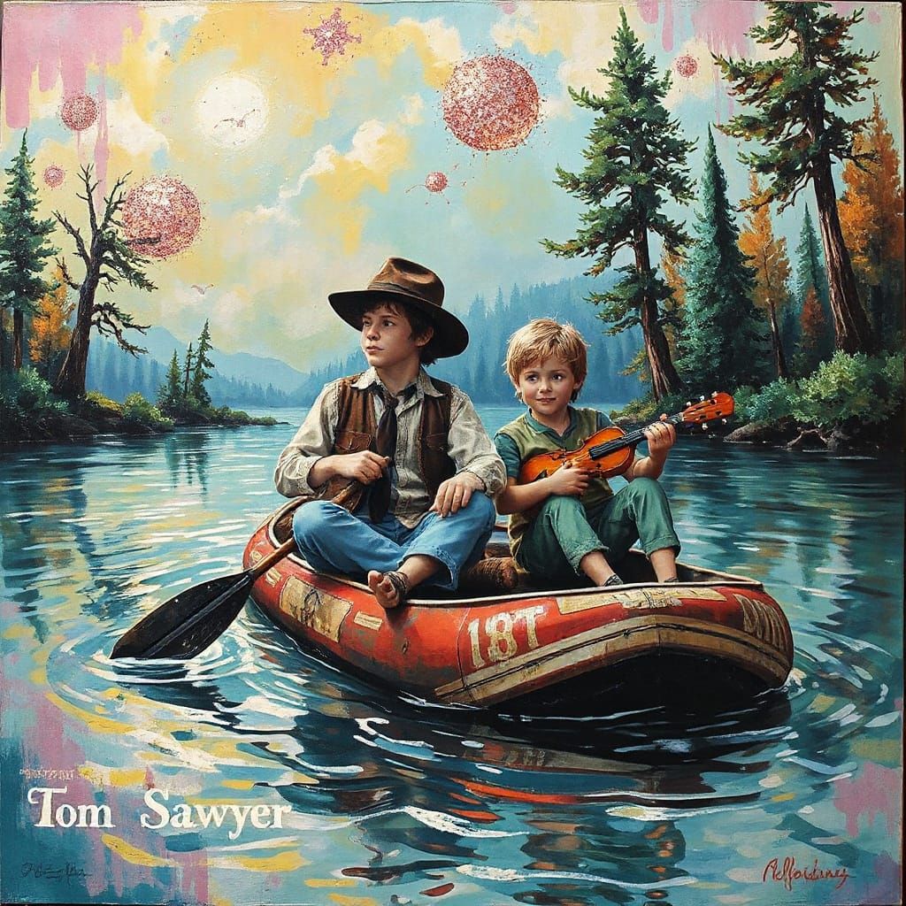 Tom Sawyer and Huck Finn Raft Adventure