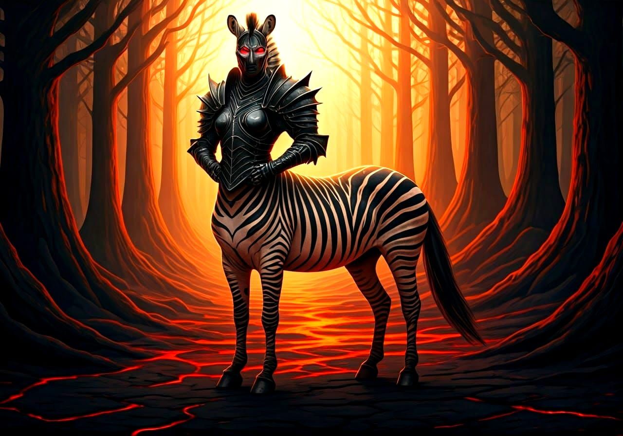 Zebra Centaur Warrior 7