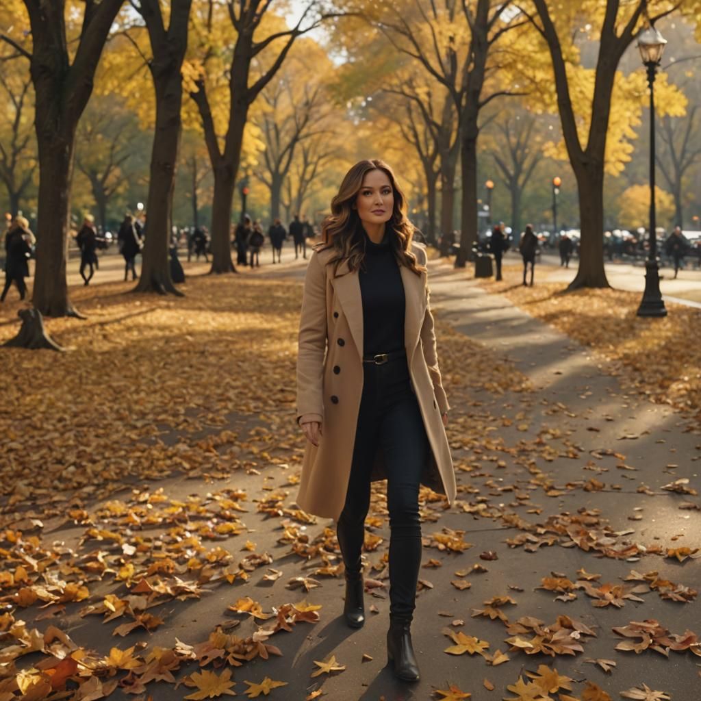 Minka Kelly in Central Park: Autumn Film Still