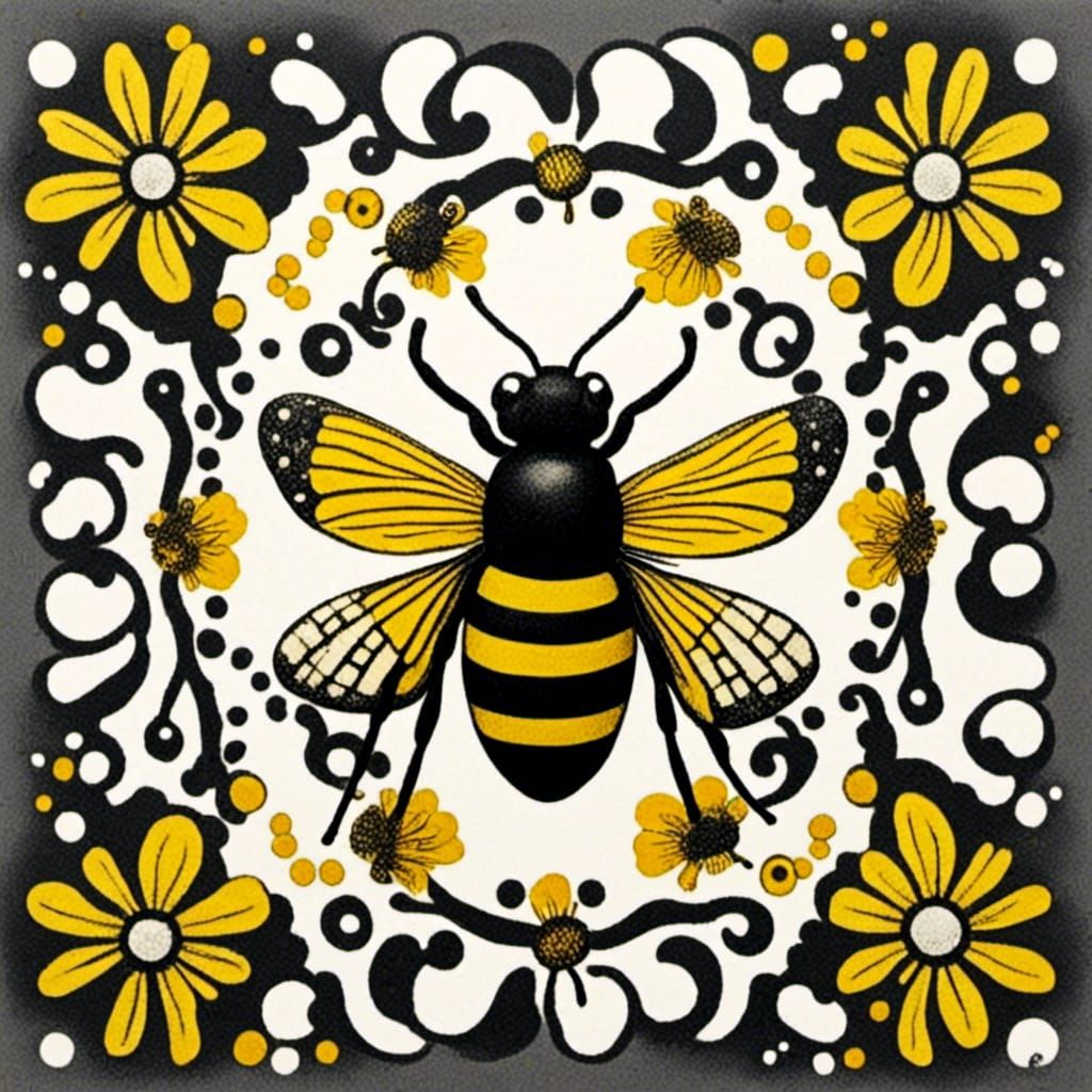 Surreal Dolls in Abstract Expressionist Style