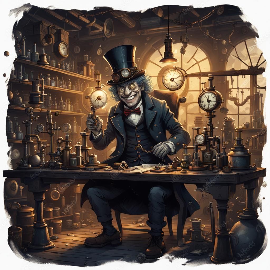 The Mad Scientist an his gagets..