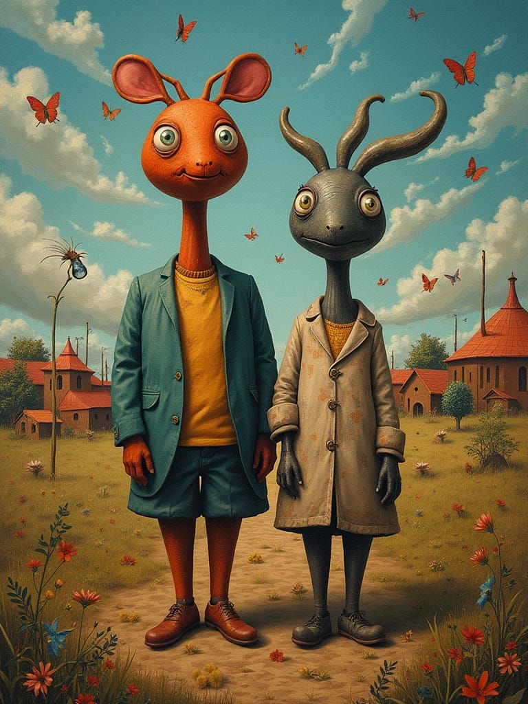 didi and gogo in the village