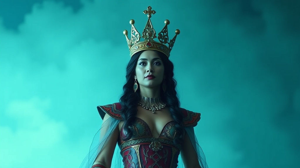 AI Interpretation: A Majestic Queen